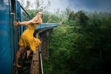 Tangalle to Ella Train and Scenic View Taxi Ride